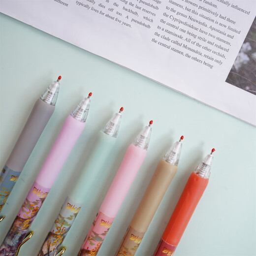 Хроники гробниц UHFQ Raiders 'New Blind Box Pen Creative Anime Peripheral Stationery Press Natural Pen Quick Dry Black Water Pen 0,5 м х-6174 Временный агент Blind Box Strance 6 0,5 мм 0,5 мм x сингл