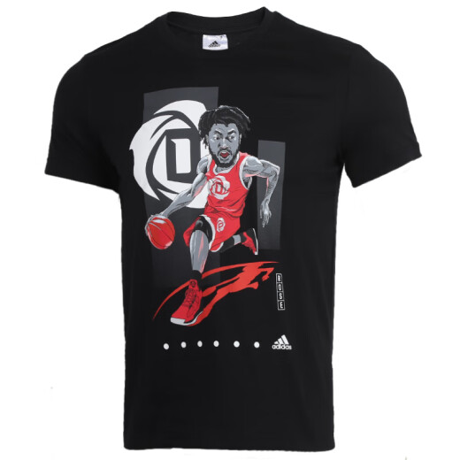 Deportes de manga corta para hombres Adidas Rose y camiseta versátil redonda versátil transpirable FM4773 EI9755 Negro S