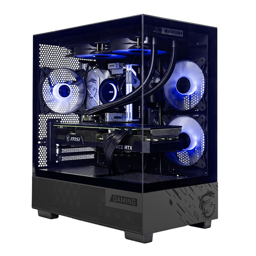 MSI AMD R7 7800X3D/9700X/5060Ti/5070/9070XT Desktop Assembly Computer Game Esports Delta Mobile Computer Host DIY Assembly Machine Configuration Nine 7800X3D+RTX5060Ti