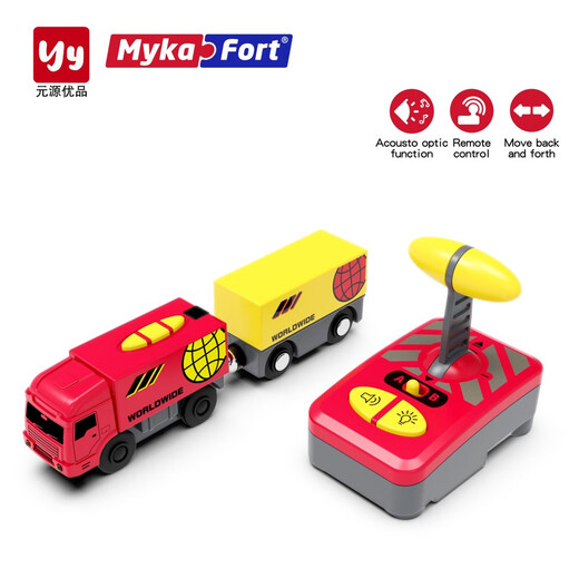 MykaFortG.32迈卡弗遥控电动小火车儿童玩具兼容hapebrio米兔木质轨道 彩盒90995遥控蒸汽火车 套装不 官方标配
