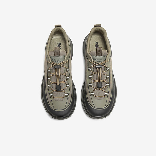 
Best 2025 autumn mall new comfortable thick sole breathable casual sports shoes trendy men's shoes 15910CM5 green 40