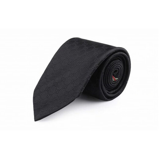 Gucci (Gucci) Presbyterian Silk corbata de seda negra # Black Basic Packaging - Sin caja