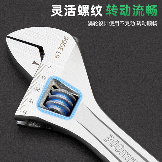 
Tuosen Hardware Tools Mobile Wrench Industrial Grade Plate Hand 12-inch Open-end Wrench 15-inch Live Wrench 14223 Old Living Own 24-inch Box 2 one piece 6 4.38kg 24