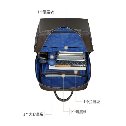 Jinlilai backpack for men's backpack large capacity computer bag outdoor schoolbag birthday gift for dad