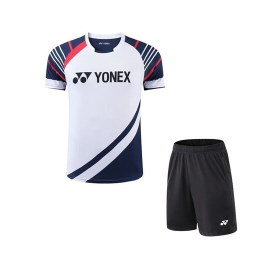 YONEX尤尼克斯2024新款Yy速干羽球服男女短袖套装运动透气比赛训 6296粉色上衣 2XL 女