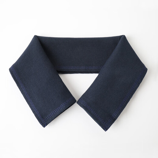 Fat Donglai's same style down jacket collar protector, anti-dirty collar protector, cotton thread cover, knitted collar, men's and women's cotton coat, sapphire blue fine thread bag collar