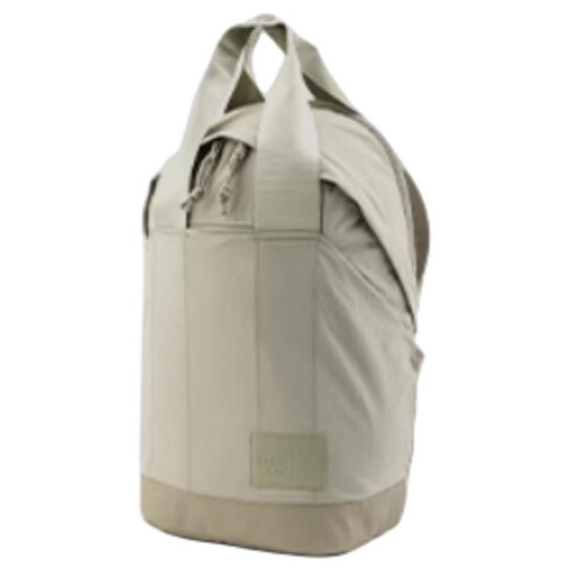 北面（The North Face）20L纯色时尚拉链开合尼龙双肩包常规女款陶土灰 陶土灰