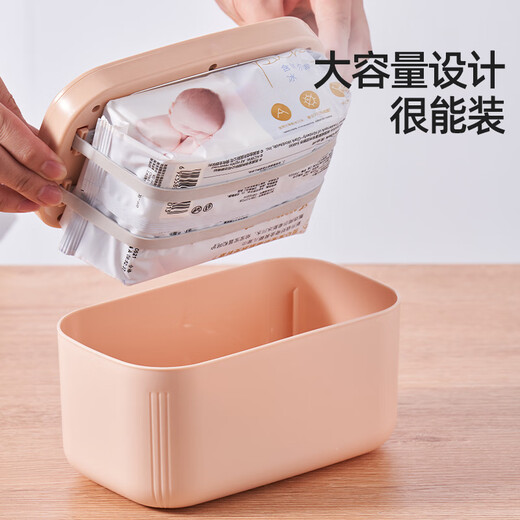 South Sandwich German quality wet wipes heater smart baby wet wipes heater baby wet wipes thermostat warmer wet wipes heater quick heat insulation moisturizing box customized milk yellow - baby-specific material thickened moisturizing - LCD screen temperature adjustable (large capacity)