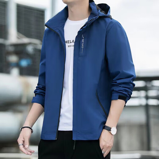 Pang Donglai Dl Tra Site Web officiel Spring and Automne Chocks Dlots Men's Men's Long Mancheve Veste à manches coréennes en ventre de coréen lâche Veste de collier debout Veste de choc gris 6626 M Recommandé 95-115Jin [Jin est égal à 0,5 kg]