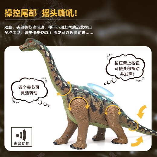 Bameka großer intelligenter Sound Dinosauriermodell Spielzeugsimulation Jurassic Tier Tyrannosaurus Rex Azalea Triceratops Armband Drache