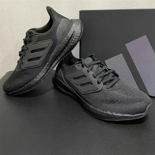 Adidas Herrenschuhe 2024 Frühling Neues bequemes und vielseitiges nicht gleitendes und kräftig-resistenter Laufschuhe IF4840 IF4839 Schwarz und Weiß 45