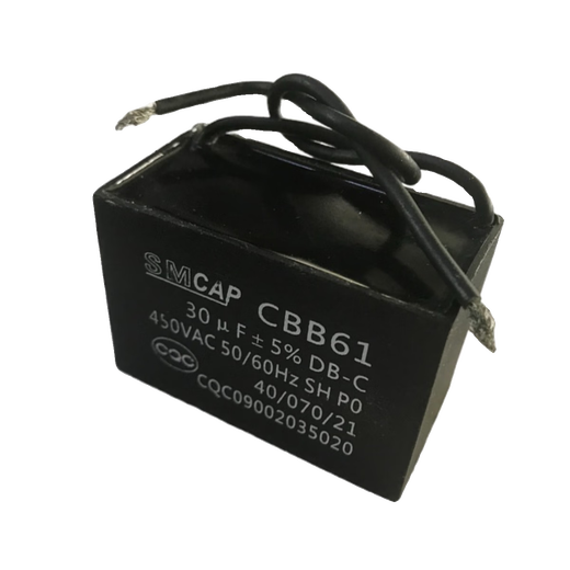 CBB61 sewing machine level car motor starting capacitor 450V10UF/12/14/16/18/20/30uf 10UF 450V with wire