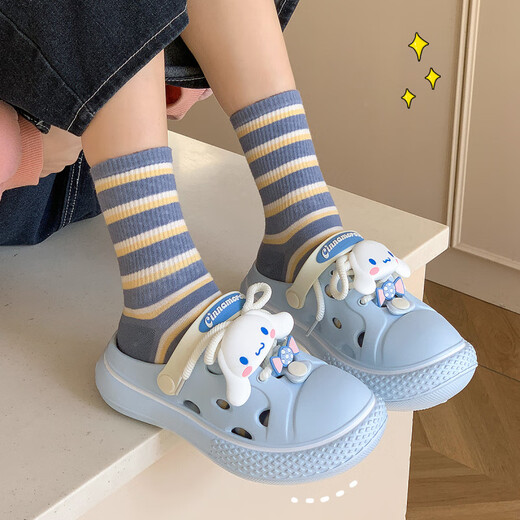 Xianxiu Lochschuhe für Frauen mit erhöhter dicker Sohle Anti-Rutsch Eva Slim Pantoffers Sommerstil 2025 Khaki [6210] [Preiskontrolle 29,8] 35 35 -36 [geeignet für 34-]