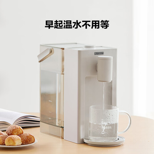 Buydeem instant hot water dispenser Home instant hot water dispenser Desktop tea dispenser Office small mini smart water dispenser milk brewing device DS95&9 series 3L water tank New product DS95 water dispenser + water bottle holder set Instant hot type