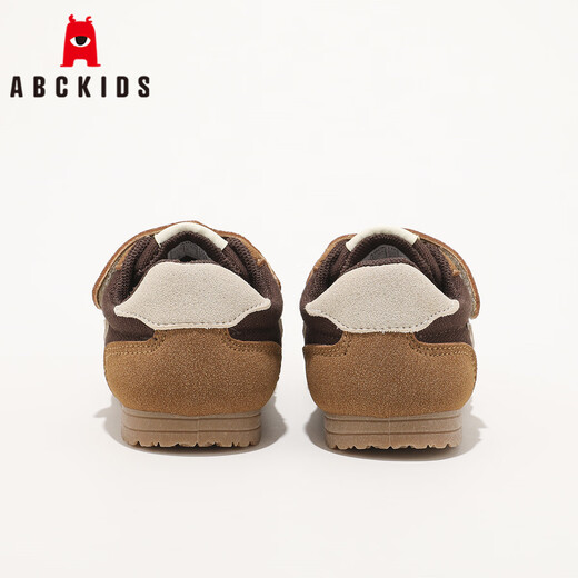 ABC KIDS baby toddler shoes fashion Velcro running shoes for boys and girls small and medium children's sports shoes 3160PY brown 27