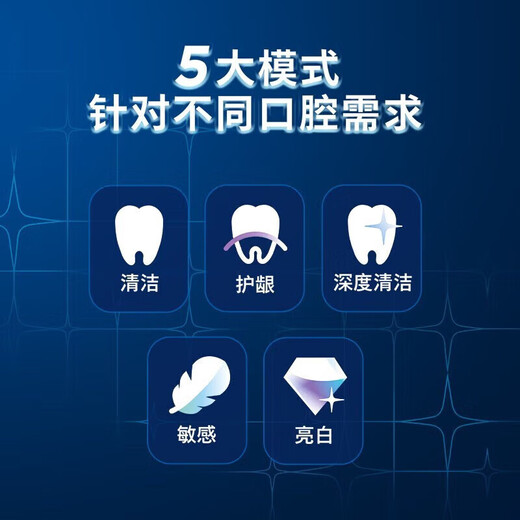 新安怡飞利浦PHILIPS电动牙刷HX3792/HX3892 钻石7系情侣款变频护龈软毛 极夜黑HX3792盒装