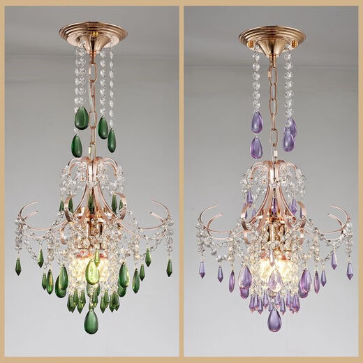 Chandeliers en cristal européen Corridor Light Corridor Balcon Light Entrée Lumière Valette de plafond Crystal Light 1W 9888