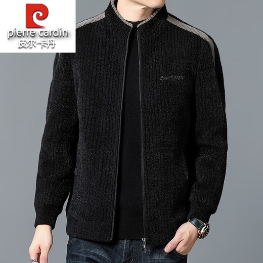 Piercardan Winter Winter Sable Wool Wool Chaqueta de lana de lana Negocio Collar Strush Strush Camel espesado más peluche 9902 L 175