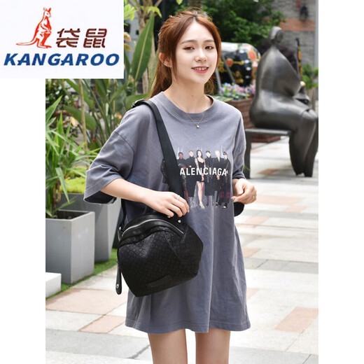Känguru (KANGAROO) kleine Tasche 2025 neue Canvas-Shell-Tasche Sommermode vielseitige lässige Umhängetasche Hüfttasche Damen Oxford-Stoff-Brusttasche Plus-Size-Rucksack, kann 10,5 Zoll i aufnehmen