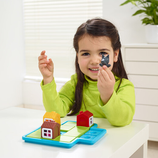 Smart Games Three Little Pigs Children's Educational Toys Early Education Board Game Gift Fairy Tale Picture Book Boy Birthday Gift 3-6 Years Old