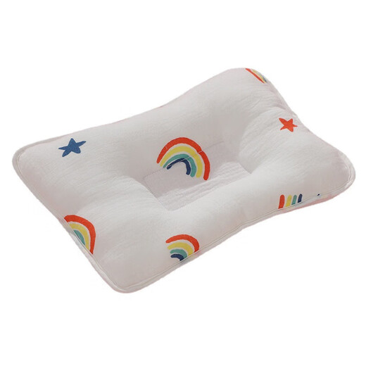 Baby pillow, special product for newborns 0-1 years old, anti-bias head protection, cervical vertebra memory foam shaping pillow core cartoon shaping pillow small cow 30*20CM 10A antibacterial fabric