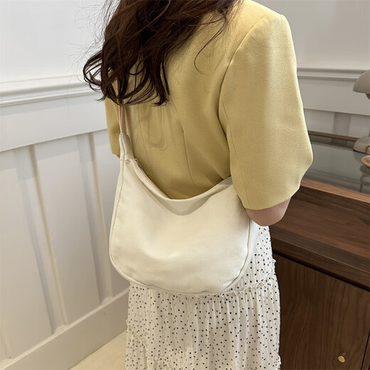 Sacs de mode pour femmes Sacs de bodal de bodal polyvalent japonais simples pour les étudiants sacs de boulettes de grande capacité pour la mode 805 blanc
