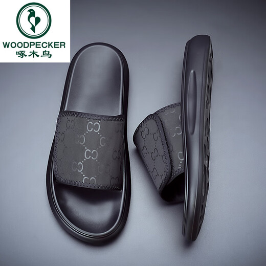 Woodpecker Slippers Summer 2025 Nouveaux chaussures de plage à la mode à la mode et entièrement mous