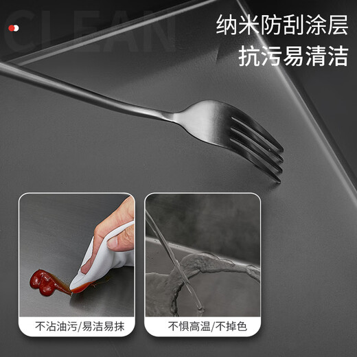 惠小米黑色吧台单槽中岛台不锈钢小尺寸水槽纳米方形手工一体厨房洗菜盆 手工槽黑4840_配大弯龙头