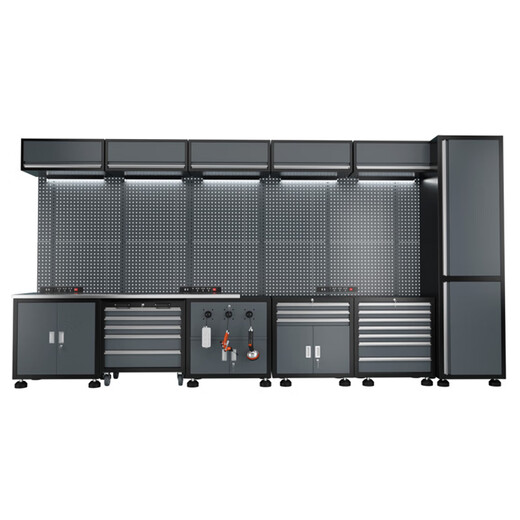 Wen Yijia combination tool cabinet auto repair workstation tool cart workshop bicycle repair workbench multi-function triple combination cabinet 01