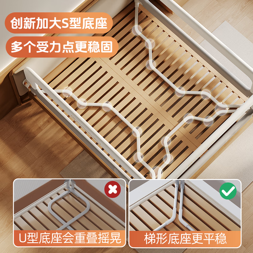 BABYBLIZ bed fence baby anti-fall guardrail baby anti-fall bedside children's bed bezel foldable guardrail one side Space Bear - suitable for high and low beds + one-hand folding 1.8 meters