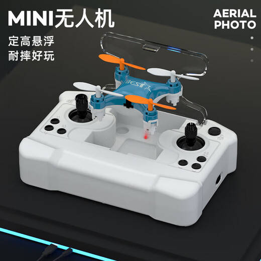 Mini Control remoto de juguete de drones Aeronave de mano altura fija de altura de quadcopter Modelo de helicóptero Sky Blue