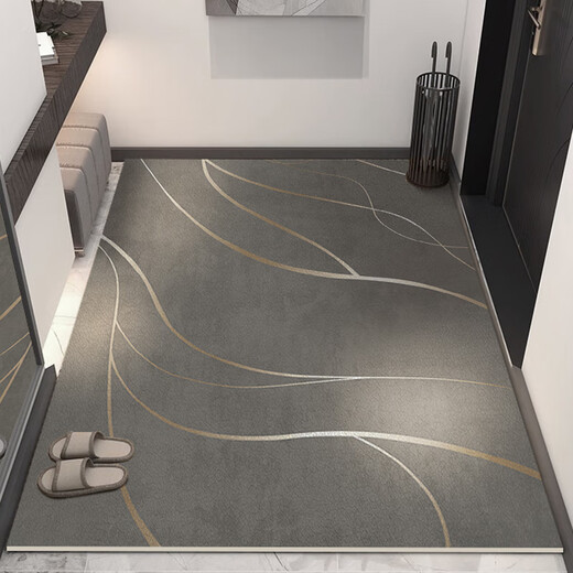 Mingruiju salon entrée de sol Mat de sol Entrée Porte de porte étanche et antidérapante Luxur Luxur Luxur Luxur Luxur Haut-Floor Huiying CX Vertical Edition 1283 140cm * 200cm Clean avec une seule essuie]