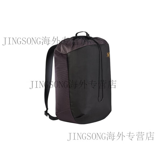 Archaeoptera ARRO20 iconic embroidered logo drawstring opening and closing contrasting color nylon bucket bag backpack backpack men and women dark night purple