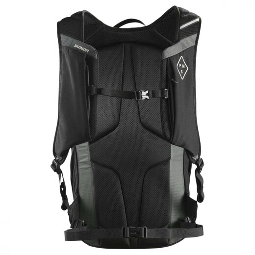 
Salomon STUDIOSACS29L Fashionable versatile outdoor polyamide mountaineering bag backpack regular couples with men and women gray black