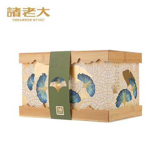诸老大嘉兴粽子礼盒诸事杏运枕头粽真空肉粽洗沙粽端午节送人礼品 诸事杏运枕头粽1342克+300毫升