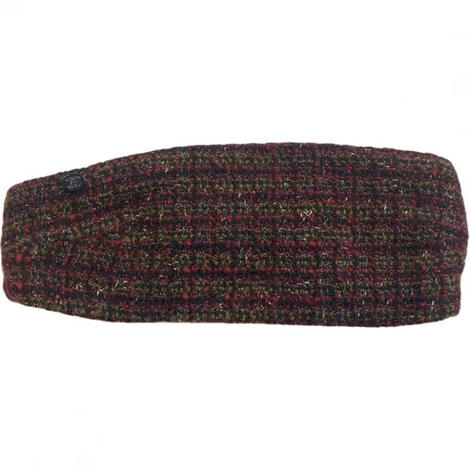 Chanel (Chanel) New Year's gift Chanel 21K flash woven tweed tube top women's black black one size 36