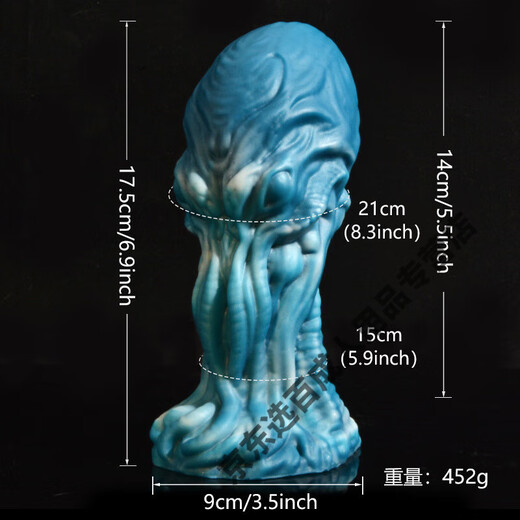 
BXA simulated penis men's anus high-end soft penis anus plug liquid silicone stallion super large animal super long out sm adult toys extra-expand anus anus anus abnormal false positive MKD1047-Evil god Cthulhu