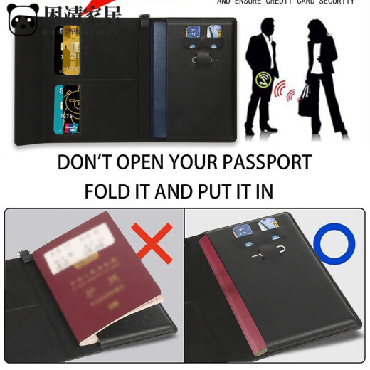 MPPMCK Dinamarca original Vanlem Vanlem Anti-theft Passport Passport Bag Viaje en el extranjero Passport Passport Clip Card Bag Defense Militar Green [Antidemagnetización Anti-cepillado]]
