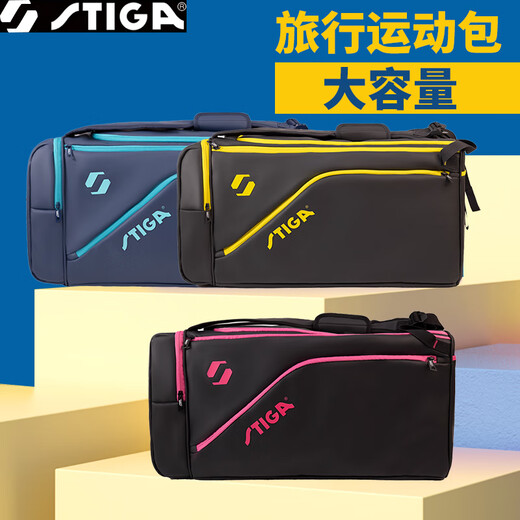 STIGA STIGA Ball Bag Backpack 24 New Style Carrying Bag Table Tennis Sports Travel Bag Blue and White_CP-13521