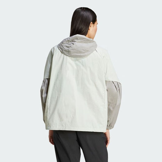 阿迪达斯 （adidas）【劲浪体育】女子防泼防风透湿疏水运动宽松连帽夹克外套KA5151 图色 XS