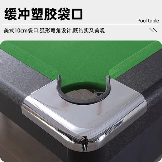 Lightning guest billiard table children's home foldable multi-functional three-in-one billiard table leisure and entertainment standard table tennis table 6 feet 1.93 meters three-in-one folding billiard table home multi-functional billiard table standard black eight billiard table