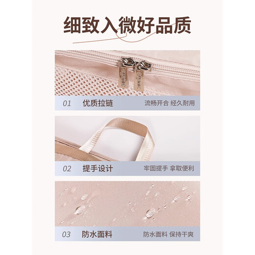 Original travel storage bag 7-in-1 clothes underwear storage bag business trip portable suitcase clothing organization bag 2.0 compression style - black short distance