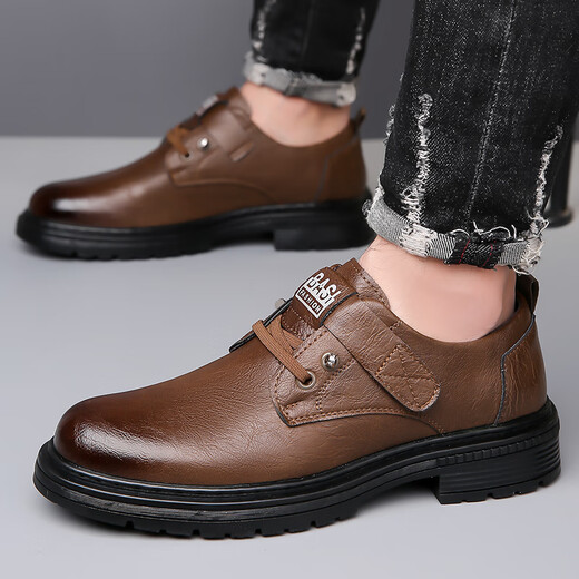 [Direktverkäufe in der Fabrik] Die komfortablen und atmungsaktiven, vielseitigen Freizeitschuhe von neuen Männern für weiche Sohle, die nicht gleitsame British Workwear Herrenschuhe (Artikel Nummer 9908) Brown 42