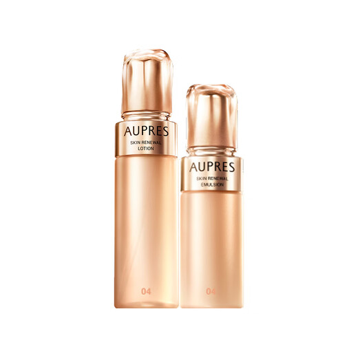 AUPRES Zhenyuan Condensation Water Emulsion Set Rich Anti-wrinkle Moisturizing Firming Lightening Skin Care Products Birthday Gift for Women