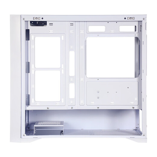 SAMA Capibara M1 PLUS weißes Computer-Matrix-Kühlgehäuse, großer Lufteinlass auf der Vorderseite/bis zu 12 Lüfterpositionen/360 Wasserkühlungspositionen/reservierte Typ-C-Löcher