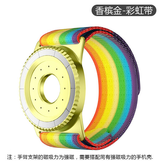 Mock Magnetic Wrist Phone Holder New Aromatherapy Outdoor Live Broadcast Running Fitness Sports Navigation Takeaway Rider Special Rotatable Hanging Wristband Arm Arm Bag Cool Black-28cm Magnetic Aromatherapy Wrist Holder Get it in seconds -