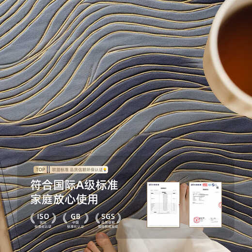 Ling Yuxun Floor Mat Entry Door Mat 2025 New Light Luxury High-end Entry Door Foot Mat Anti-slip Dirt-resistant Non-washing Entrance Carpet Elegant-15869 60cm*90cm [Upgraded 9th Generation Dirty Falman 1