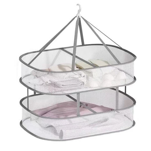 Chushe (CHUSHE) clothes drying rack clothes basket flat-laying anti-deformation sweater drying underwear and socks artifact sweater large double layer