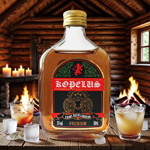 Coplos Convenience Store Bartending Internet Promi Mini Pack 50ml kleine Flasche ausländischer Wein DIY Cocktail Rentier Likör 500 1 Flasche