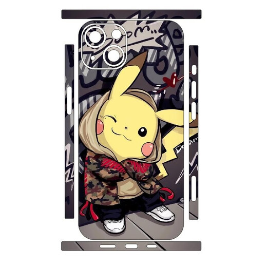 Applicable to iPhone13Mini mobile phone back case back film Apple 12Promax cartoon full body sticker customized color film 14117 iPhone 12 Mini